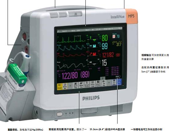 飛利浦病人監(jiān)護儀MP5