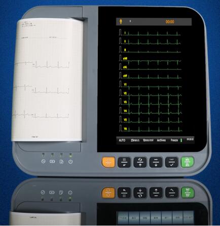 數(shù)字心電圖機十二道心電圖機DE12